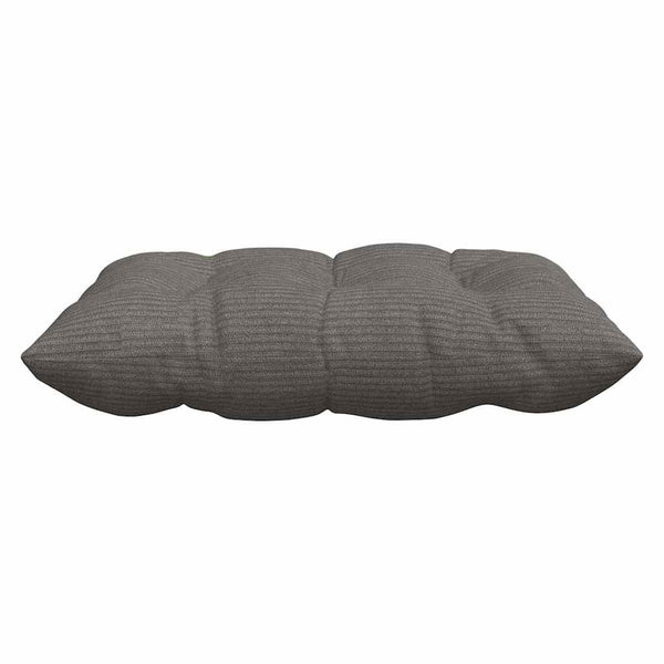 vidaXL Seat Cushions 4 pcs Light Grey 40 x 40 x 6 cm Corduroy