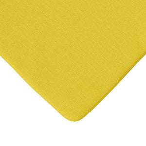 vidaXL Seat Cushions 4 pcs Light Yellow 40 x 40 x 3 cm Fabric