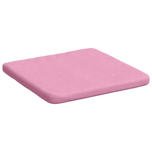 vidaXL Seat Cushions 4 pcs Pink 40 x 40 x 3 cm Fabric