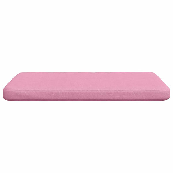 vidaXL Seat Cushions 4 pcs Pink 40 x 40 x 3 cm Fabric