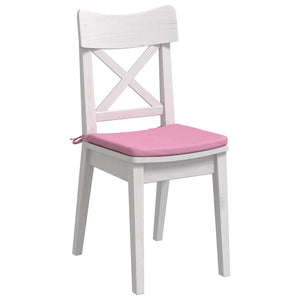 vidaXL Seat Cushions 4 pcs Pink 40 x 40 x 3 cm Fabric