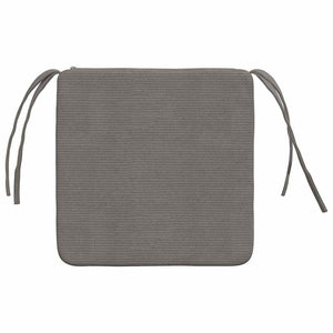 vidaXL Seat Cushions 4 pcs Light Gray 40 x 40 x 3 cm Corduroy