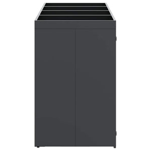 vidaXL Wheelie Bin Shed for 4 Bins Anthracite