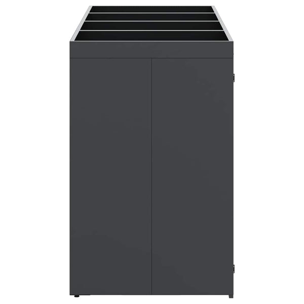 vidaXL Wheelie Bin Shed for 4 Bins Anthracite