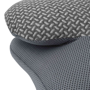 vidaXL Neck Pillow Grey Memory Foam 58 x 36 x 13 cm