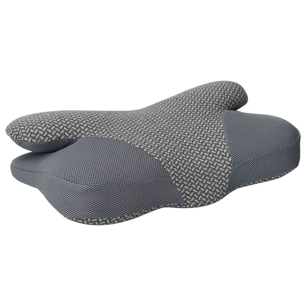 vidaXL Neck Pillow Grey Memory Foam 58 x 36 x 13 cm