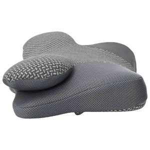 vidaXL Neck Pillow Grey Memory Foam 58 x 36 x 13 cm