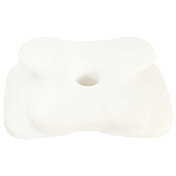 vidaXL Neck Pillow Grey Visco Foam 58 x 38 x 12 cm