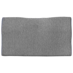 vidaXL Pillow with Case Grey 60 x 34 x 11 cm Polyester
