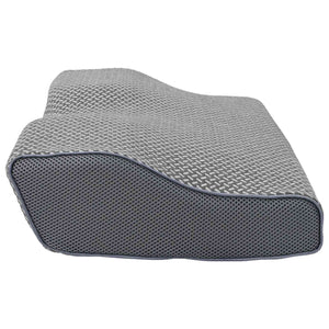 vidaXL Pillow with Case Grey 60 x 34 x 11 cm Polyester