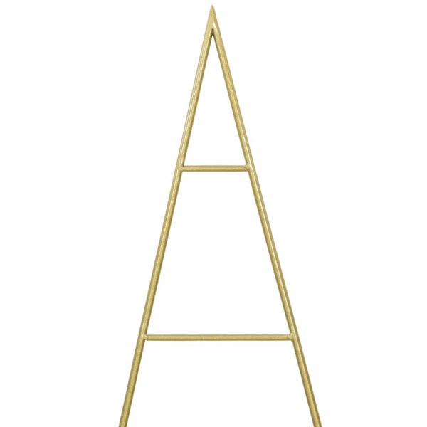 vidaXL Metal Christmas Tree Gold 150 cm Powder-Coated Steel