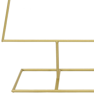 vidaXL Metal Christmas Tree Gold 150 cm Powder-Coated Steel