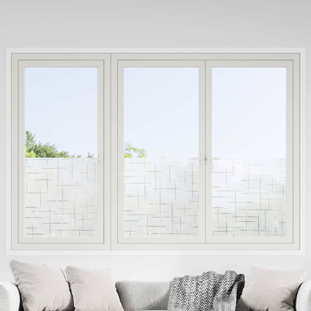 vidaXL Static Window Film Star Pattern 45 x 500 cm PVC