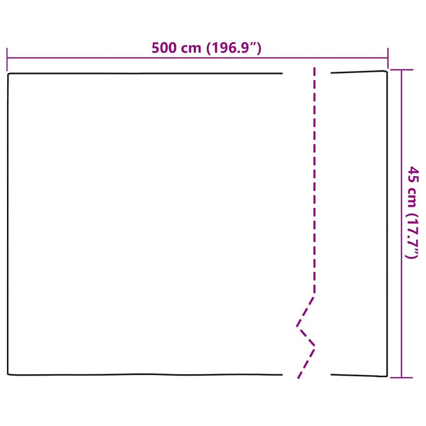 vidaXL Static Window Film Star Pattern 45 x 500 cm PVC