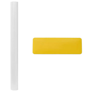 vidaXL Static Window Film Blinds Pattern 90 x 500 cm PVC