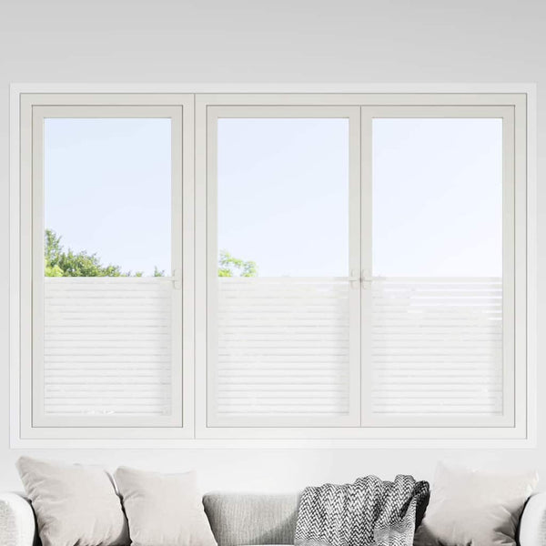 vidaXL Static Window Film Blinds Pattern 90 x 500 cm PVC