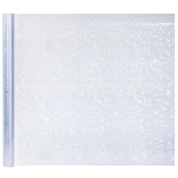 vidaXL Static Window Film Transparent 60 x 1000 cm PVC