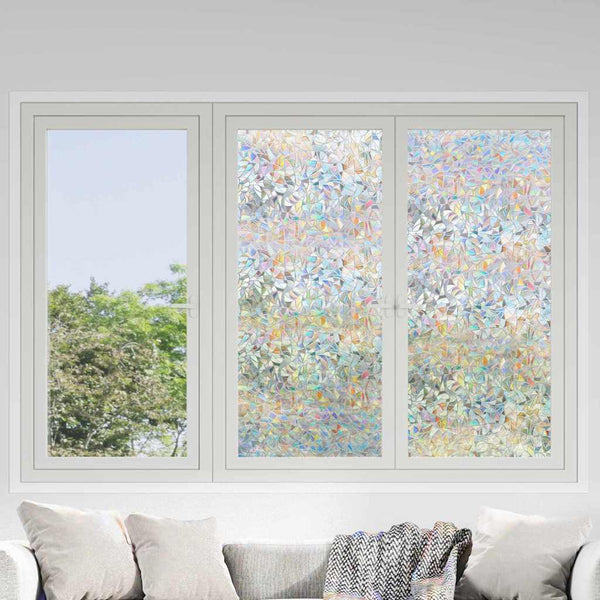 vidaXL Static Window Film Transparent 60 x 2000 cm PVC