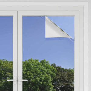 vidaXL Static Reflective Solar Window Film Silver 60 x 2000 cm