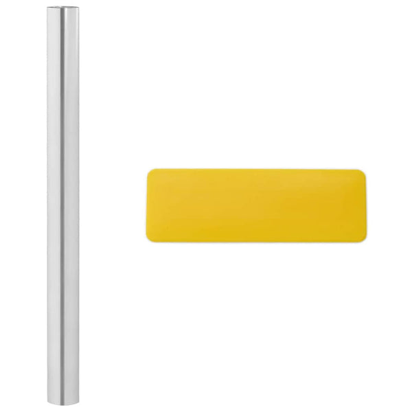 vidaXL Furniture Stickers Silver 90 x 500 cm Plastic