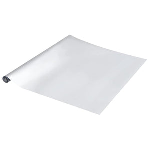 vidaXL Furniture Stickers Silver 90 x 500 cm Plastic