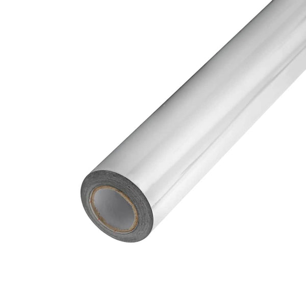 vidaXL Self-Adhesive Mirror Film Silver 90 x 1000 cm PET
