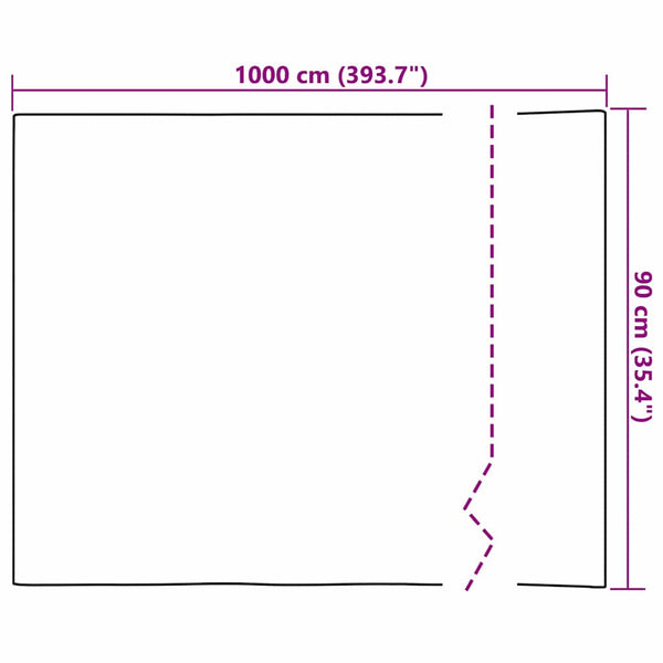 vidaXL Self-Adhesive Mirror Film Silver 90 x 1000 cm PET