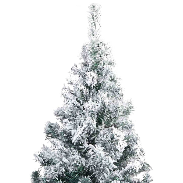 vidaXL Artificial Pre-Lit Christmas Tree Green 400 cm PVC
