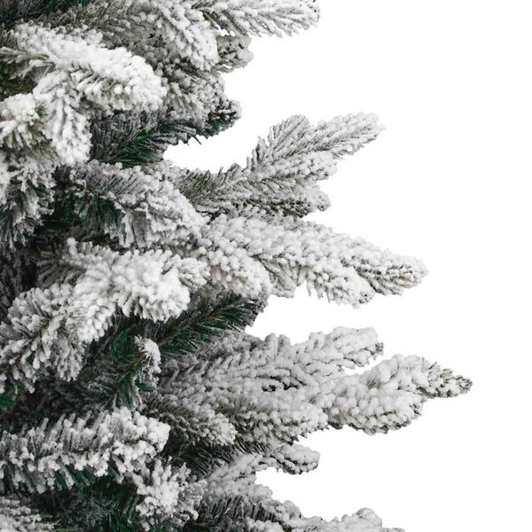 vidaXL Artificial Folding Christmas Tree White 120 cm PE and PVC