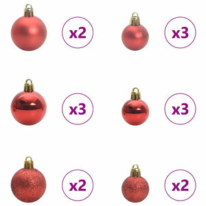 vidaXL Artificial Folding Christmas Tree White 120 cm PE and PVC