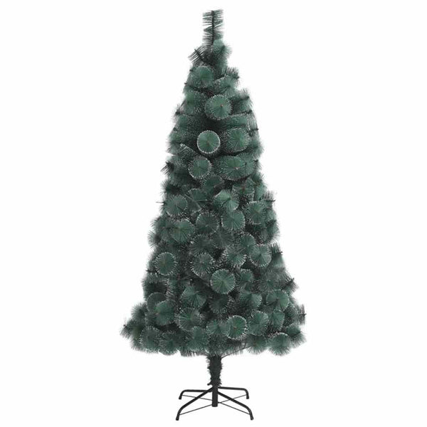 vidaXL Artificial Pre-Lit Christmas Tree Green 180 cm PET