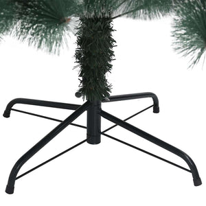 vidaXL Artificial Pre-Lit Christmas Tree with Ball Set 210 cm