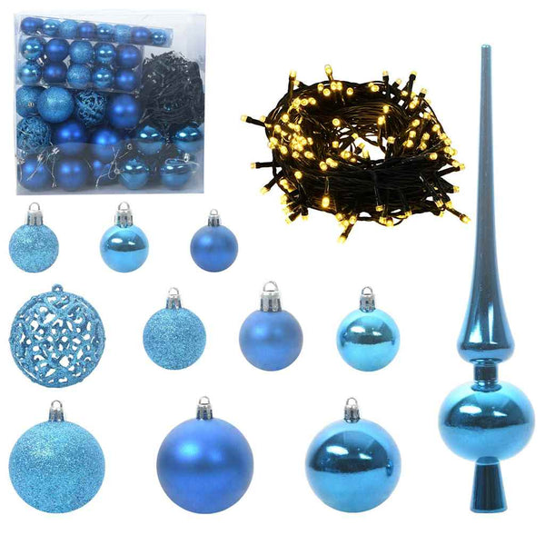 vidaXL Artificial Christmas Tree with 300 LED Lights with Stand Green 210 cm
