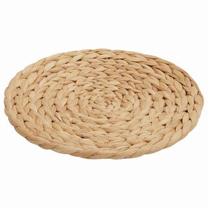 Runde Tischsets Wasserhyazinthe Natur 30cm - 10er Set