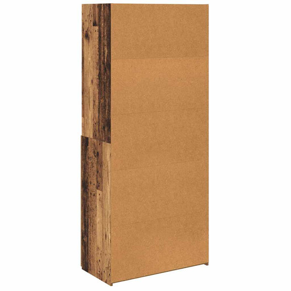 vidaXL Highboard Reclaimed Wood 80 x 42.5 x 185 cm Engineered Wood