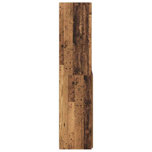 vidaXL Highboard Reclaimed Wood 80 x 42.5 x 185 cm Engineered Wood