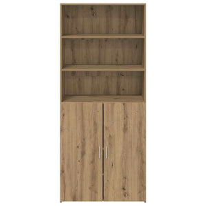 vidaXL Highboard Artisan Oak 80 x 42.5 x 185 cm Engineered Wood