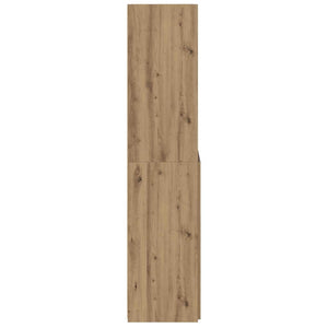 vidaXL Highboard Artisan Oak 80 x 42.5 x 185 cm Engineered Wood
