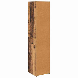 vidaXL Highboard Reclaimed Wood 40 x 42.5 x 185 cm Engineered Wood