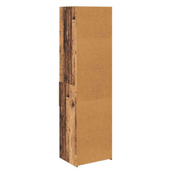 vidaXL Highboard Reclaimed Wood 50 x 42.5 x 185 cm Engineered Wood