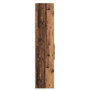 vidaXL Highboard Reclaimed Wood 50 x 42.5 x 185 cm Engineered Wood