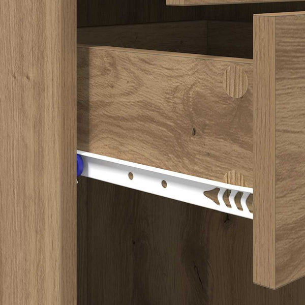 vidaXL Highboard Artisan Oak 50 x 42.5 x 185 cm Engineered Wood
