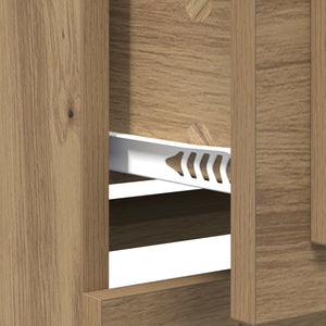 vidaXL Sideboards 3 pcs Artisan Oak 210 x 35.5 x 67.5 cm