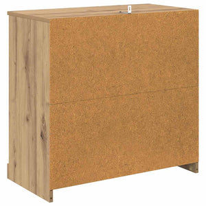 vidaXL Sideboards 2 pcs Artisan Oak 70 x 35.5 x 67.5 cm