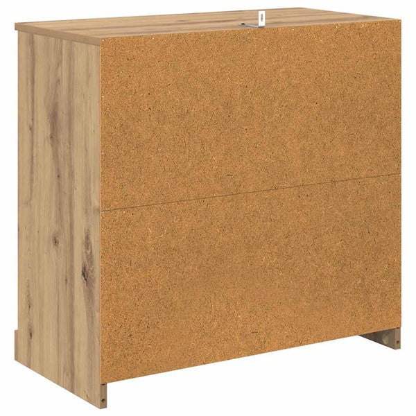 vidaXL Sideboards 2 pcs Artisan Oak 70 x 35.5 x 67.5 cm