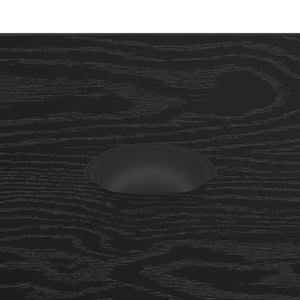 vidaXL Sideboards 2 pcs Black Oak Look 70 x 35.5 x 67.5 cm