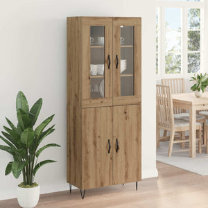 vidaXL Sideboard Artisan Oak 69.5 x 34 x 180 cm Engineered Wood