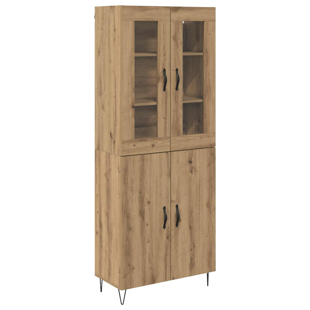 vidaXL Sideboard Artisan Oak 69.5 x 34 x 180 cm Engineered Wood