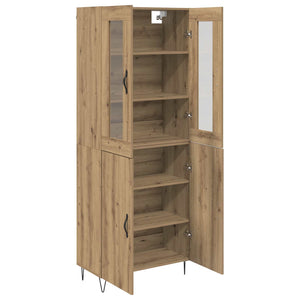 vidaXL Sideboard Artisan Oak 69.5 x 34 x 180 cm Engineered Wood