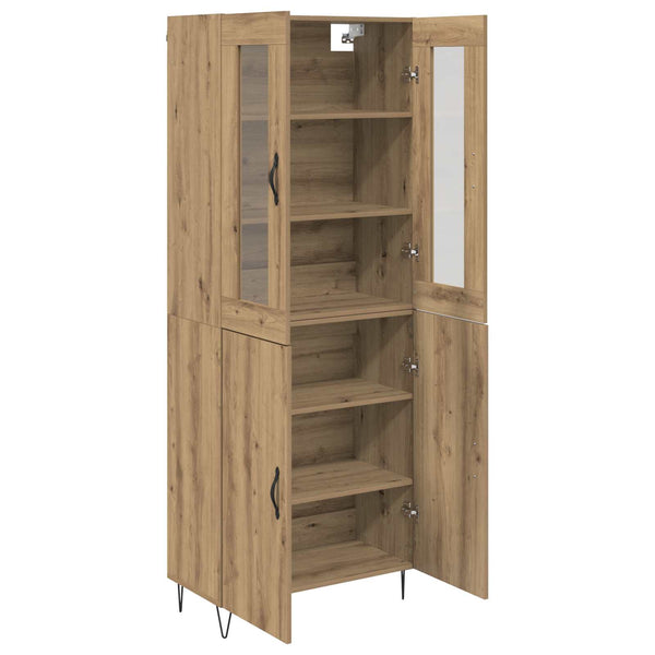 vidaXL Sideboard Artisan Oak 69.5 x 34 x 180 cm Engineered Wood